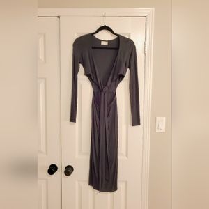 REVERSIBLE WILFRED WRAP CUT OUT MIDI DRESS